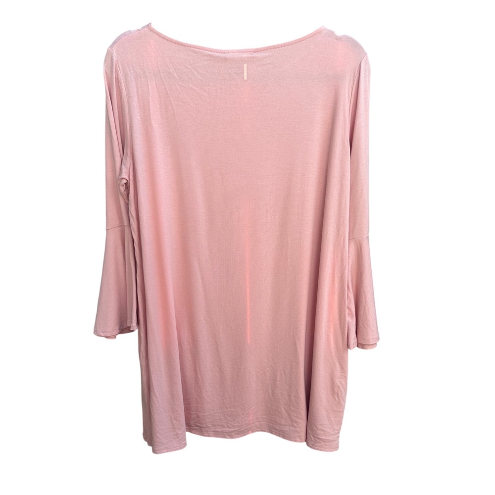 Isabella Oliver Pianna Maternity Top Quartz Pink Bell Sleeve Tunic Size 4 NEW - Picture 5 of 6